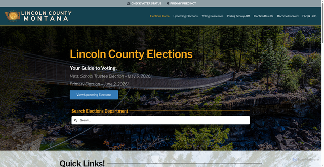 Security scan screenshot of https://lincolncountymt.gov/