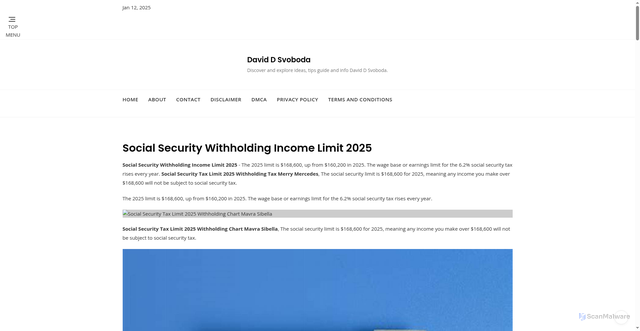 Security scan screenshot of https://daviddsvobodae.pages.dev/iykqu-social-security-withholding-income-limit-2025-glcbs/