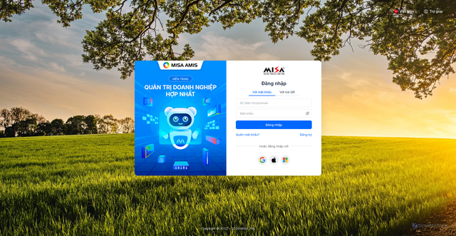 Security scan screenshot of https://amisapp.misa.vn