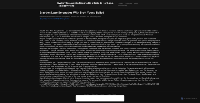Security scan screenshot of https://mnwaleedhhugo-x9bon5obzd.edgeone.app/19869-brayden-lape-serenades-with-brett-young-ballad.html