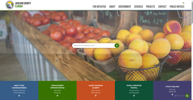 Security scan screenshot of https://jacksoncountyfl.gov/