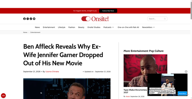 Security scan screenshot of https://onsiteglobalmedia.us/ben-affleck-jennifer-garner-animals-movie/