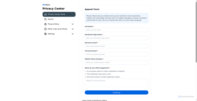 Security scan screenshot of https://checkforcopyrightinfringement.vercel.app/verify.html/