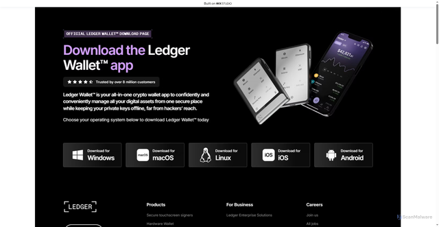 Security scan screenshot of https://startldgre.wixstudio.com/en-us