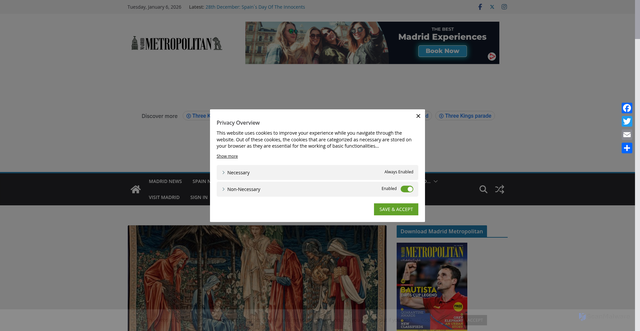 Security scan screenshot of https://www.madridmetropolitan.com/los-reyes-magos-everything-you-need-to-know/