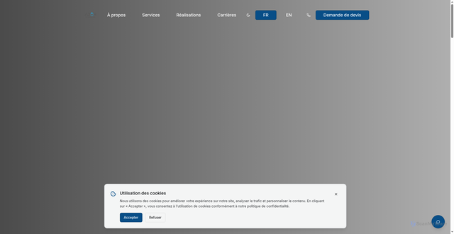 Security scan screenshot of https://creationencours2.com/