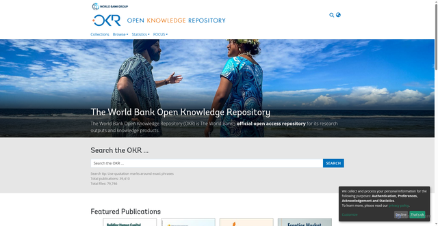 Security scan screenshot of https://openknowledge.worldbank.org