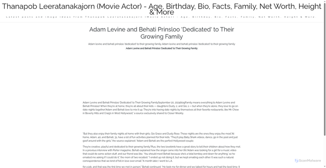 Security scan screenshot of https://nusaglobalmedia-dpsuywzva9wq.edgeone.app/adam-levine-and-behati-prinsloo-dedicated-to-their-growing-family.html