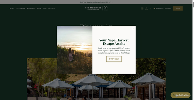 Security scan screenshot of https://meritageresort.com