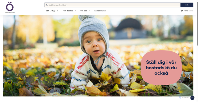 Security scan screenshot of https://ostersundshem.se