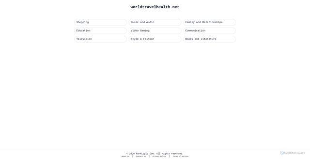 Security scan screenshot of https://www.worldtravelhealth.net/