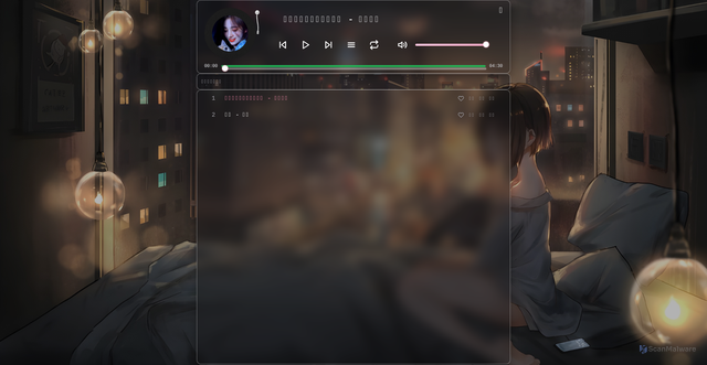 Security scan screenshot of https://music-mpqveh1zps.edgeone.app/
