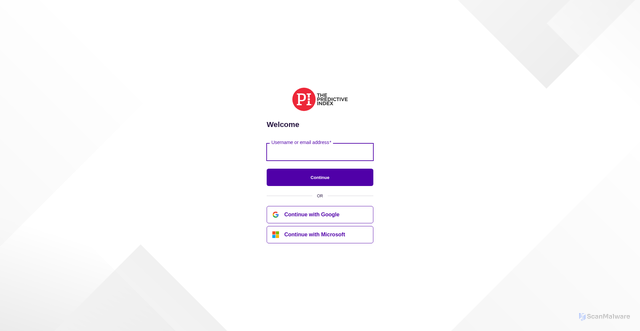 Security scan screenshot of https://clientadmin.predictiveindex.com