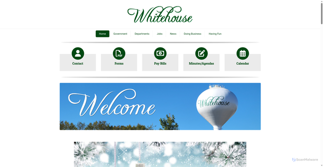 Security scan screenshot of https://whitehouseoh.gov/