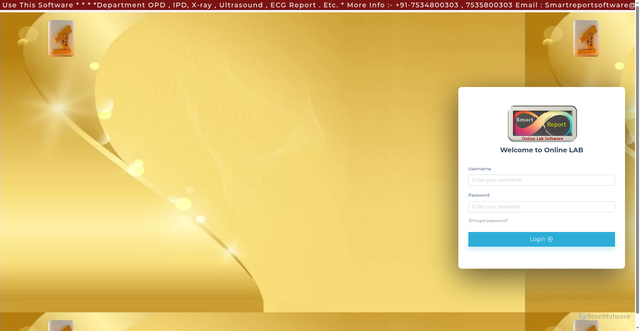 Security scan screenshot of https://onlinelab.in/