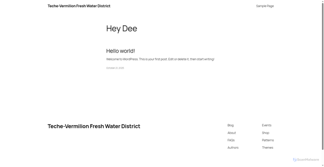 Security scan screenshot of https://teche-vermilion.gov/
