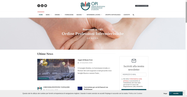Security scan screenshot of https://opigenova.it/