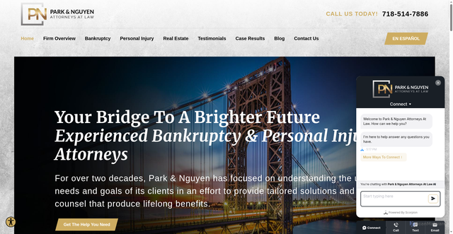 Security scan screenshot of https://www.bankruptcylawyerbronx.com/