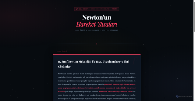 Security scan screenshot of https://newton11-cw8dxfzuvd.edgeone.app/