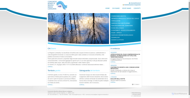 Security scan screenshot of https://www.muzza.it/