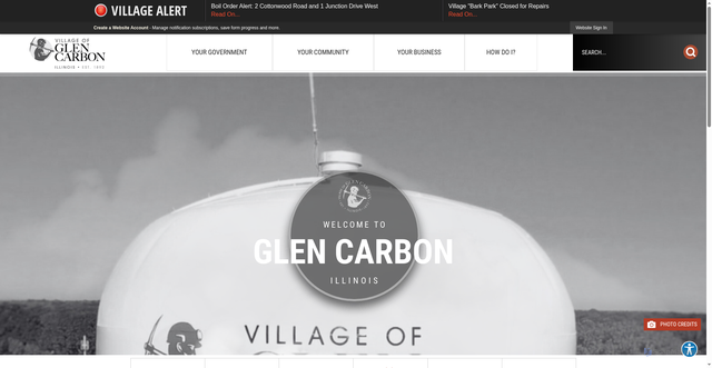 Security scan screenshot of https://glencarbonil.gov/