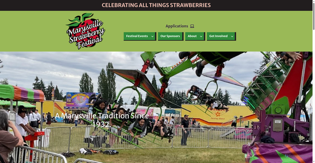 Security scan screenshot of https://www.marysvillestrawberryfest.com/