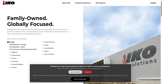 Security scan screenshot of https://iko.com