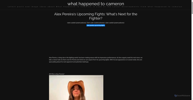 Security scan screenshot of https://lensacerdascorner-dpuv9krdmclz.edgeone.app/alex-pereira-upcoming-fights.html