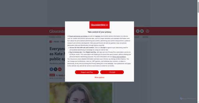 Security scan screenshot of https://www.gloucestershirelive.co.uk/news/royal-news/everyone-saying-same-thing-kate-9623066