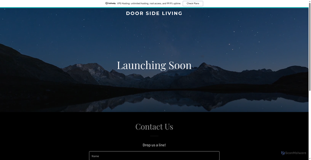 Security scan screenshot of http://www.doorsideliving.com/