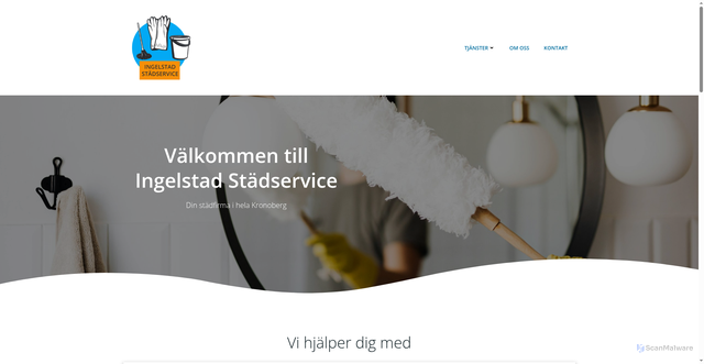 Security scan screenshot of https://ingelstad-stadservice.se