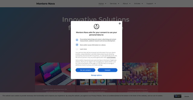 Security scan screenshot of http://lajm.dev/