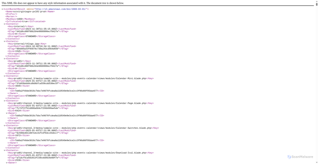 Security scan screenshot of https://pxl-sccvirginiagov.terminalfour.net