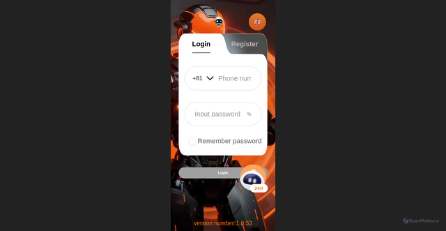 Security scan screenshot of asurakk891v.top