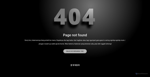 Security scan screenshot of http://klik-aja.website/