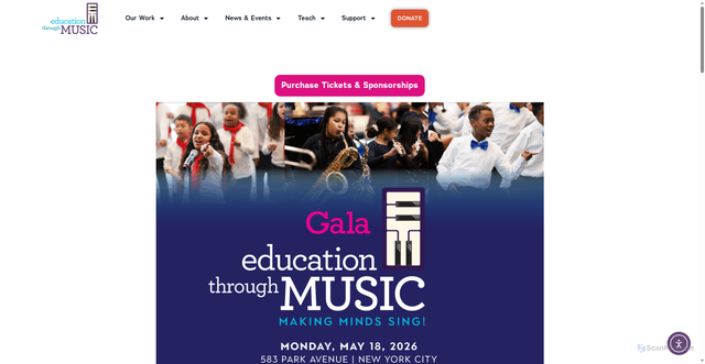 Security scan screenshot of https://etmonline.org/gala