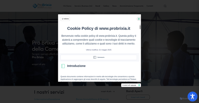 Security scan screenshot of https://www.probrixia.it/