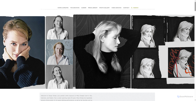 Security scan screenshot of https://www.simplystreep.com/