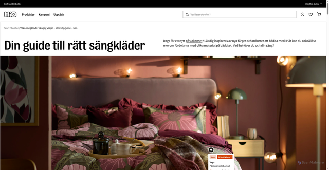 Security scan screenshot of https://www.mio.se/guider/guide-att-valja-sangklader?utm_source=miomedlem_nb_baddtextil&utm_medium=email&utm_campaign=20260915_h%C3%B6stmys&eclub=Yp4qS5WTqY0sctZLRwMyA7vuPZOU5b9AJWwPn64A3AY%3DI44cS3zzEd07kkMwKzLFdIbA2sIn1FQ%2BLgPidbLmbFdZKYSSUo2CZrPtDF1u%2Ffmm%2BcXQg7%2Fkvmdf0XXycm%2F7nItT6emdPACyp8Z9YAgKXhp41%2B6RaHh5Cg4BTeaFBbBuWTMYScbpc9HXeMFU%2F7px1vEE3qQ9he4ia3qTw1eYyDNDyjOUcHQkI9eI5CPYeJcRycfCsFUol73wD2XNljG%2FQw%3D%3D