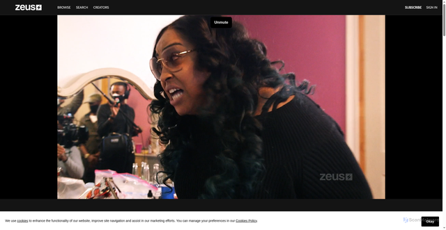 Security scan screenshot of https://www.thezeusnetwork.com/videos/baddies-atl-official-trailer