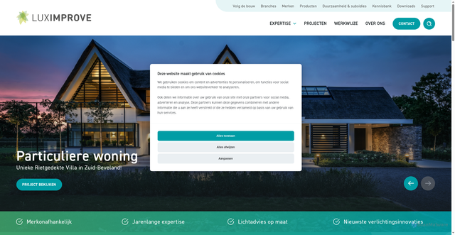 Security scan screenshot of https://luximprove.nu