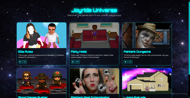 Security scan screenshot of https://joyrideuniverse-qqkpvf7r4b.edgeone.app/