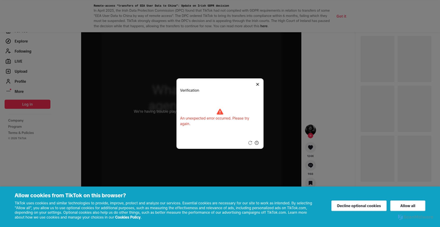 Security scan screenshot of mon-va.byteoversea.com