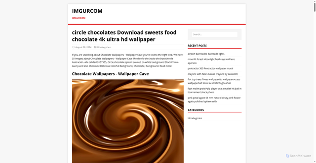 Security scan screenshot of https://imgurcom.pages.dev/post/circle-chocolates/