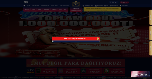 Security scan screenshot of https://meritjing1695.com/spaceman