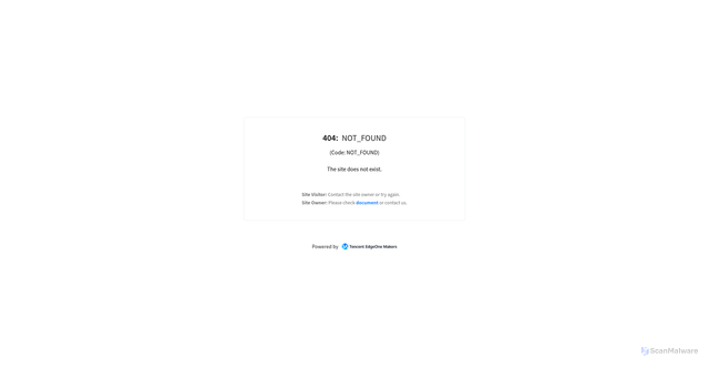 Security scan screenshot of https://rude-black-4tow5jpt.edgeone.dev/