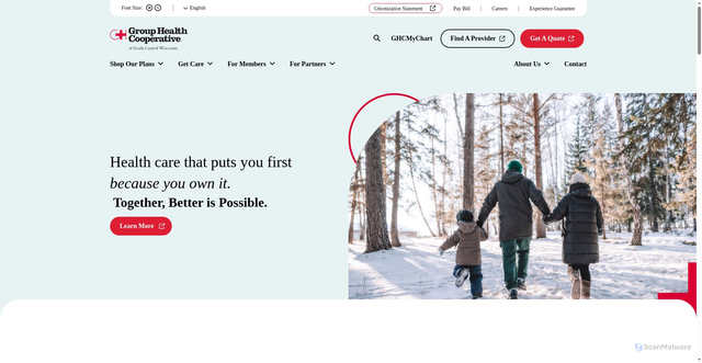 Security scan screenshot of https://ghcscw.com