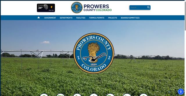 Security scan screenshot of https://www.prowersco.gov/