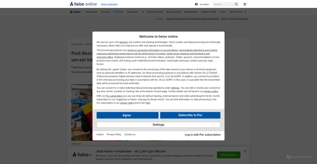 Security scan screenshot of https://r.brevo.etailment.de/mk/cl/f/sh/1t6Af4OiGsFVLUgX7Johcs97dctiti/knxXzimrh-KN