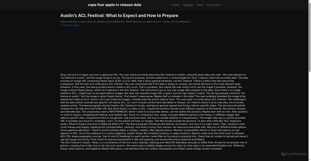 Security scan screenshot of https://ruangstudiolab-dpezqc2b868p.edgeone.app/acl-festival-in-austin.html
